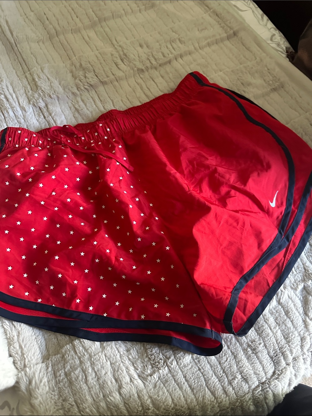 Nike Women's Red White Blue Athletic Shorts  🇺🇸